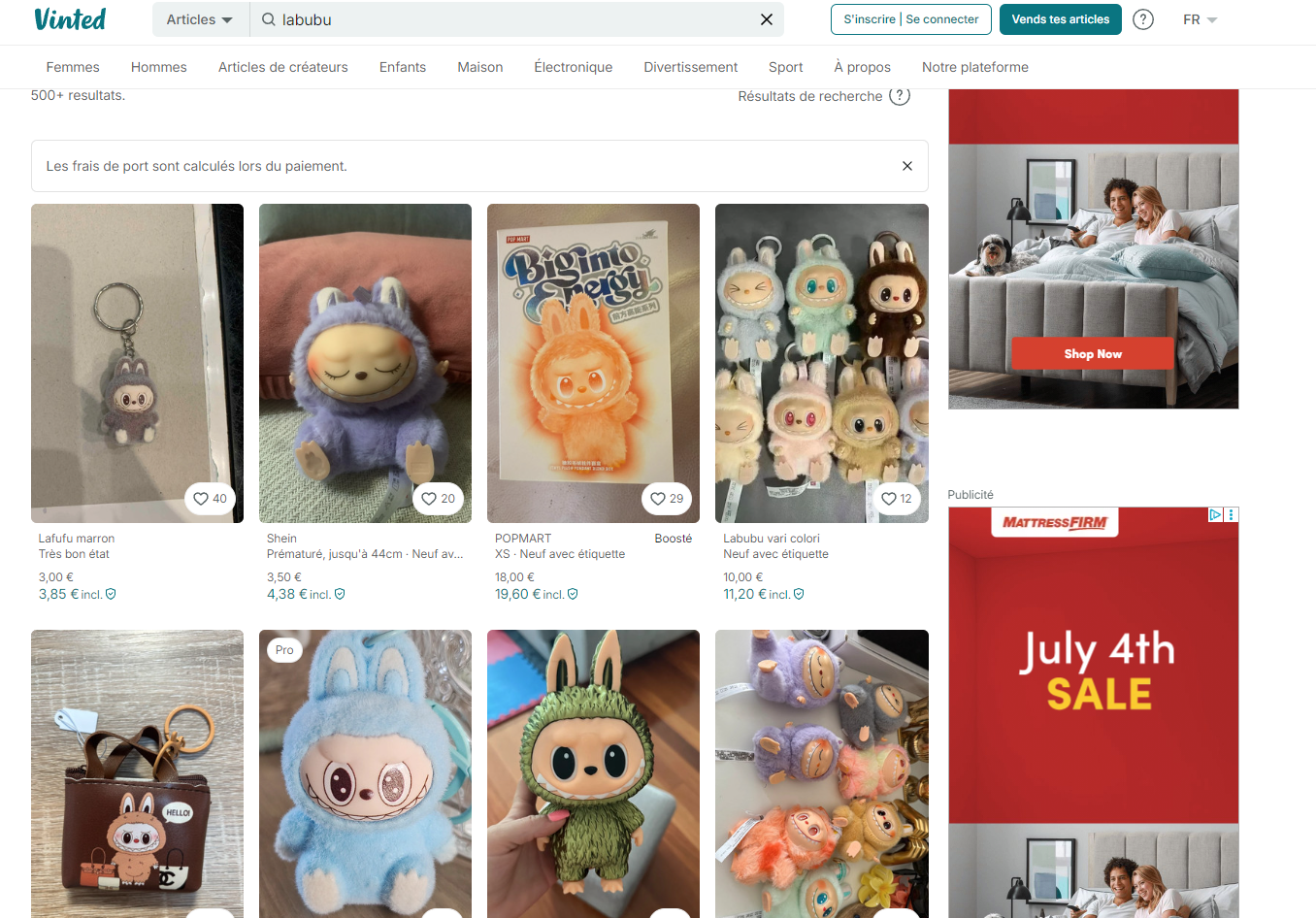 Vinted France screenshot